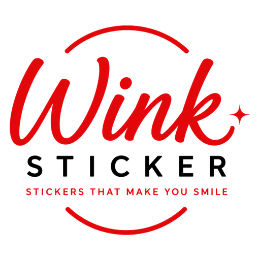 Wink Sticker