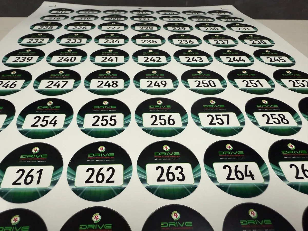 QR + Running Number